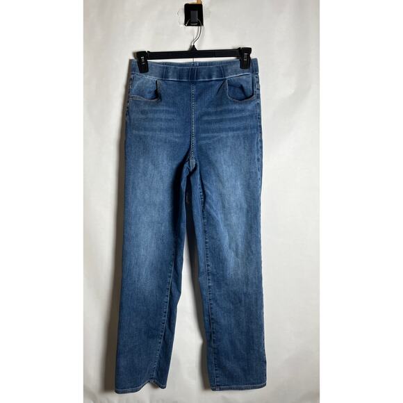 Universal Standard Stretch Denim Pull On Straight Leg XS//US Size 10-12//*LONG* - Picture 1 of 7